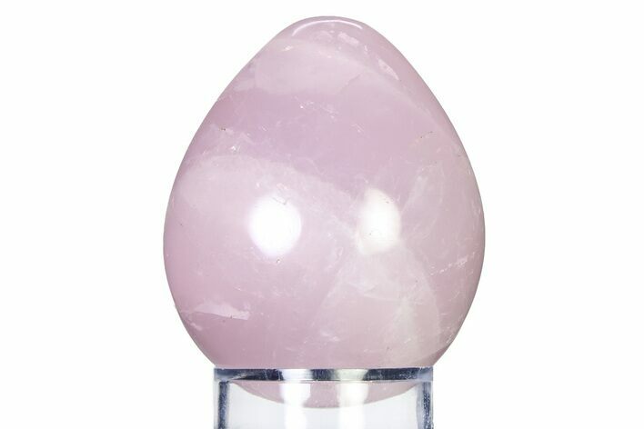 Polished Rose Quartz Egg - Madagascar #318289